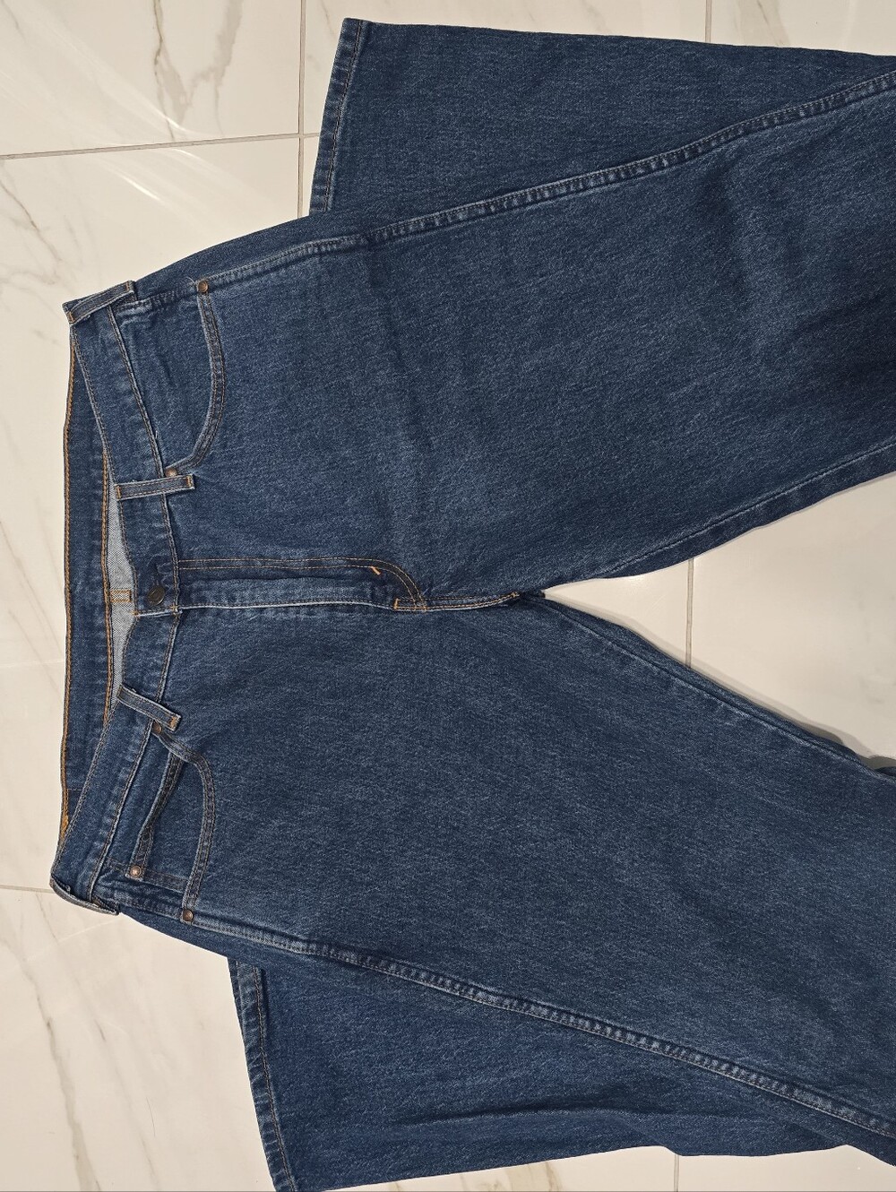 Levi’s 537 Men’s Bootcut Jeans 38x34 Dark Wash Classic Denim - Picture 5 of 7